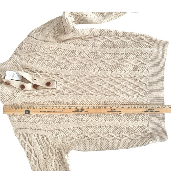 J. Crew Cable-Knit Mockneck Sweater - Picture 13 of 14